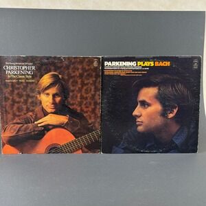 Angel Christopher Parkening Vinyl Record Lot 12" Classical Guitar Bach EXCELLENT